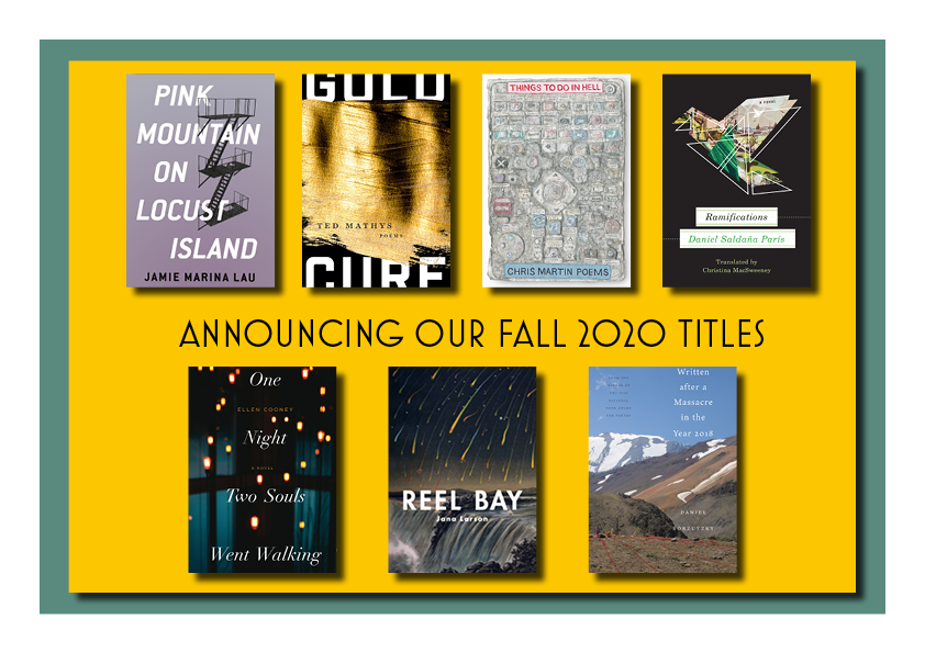 Announcing our Fall 2020 Titles