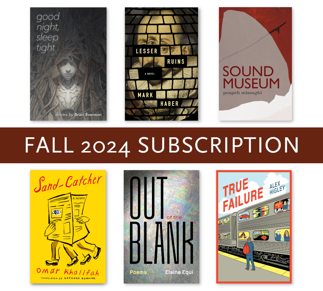 Cover of the Fall 2024 Subscription, highlighting the covers of the featured titles; "Goo…