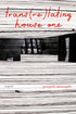 Book cover featuring the title in hand written red text over a black and white lined background with black and white imagery of walls and trees showing depth