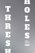 Book cover featuring gray background with the title written vertically half on the left side and half on the right side of the cover.