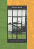 Cover of "Earliest Worlds," by Eleni Sikelianos, which features a window looking out towards a few buildings, and this window is also bordered by green and orange colors. 