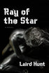 Cover of "Ray of the Star," by Laird Hunt, which shows the indistinct of a bronze statue in a hunched pose. 