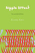 Cover of "Ripple Effect," by Elaine Equi, which has a lime green background and swirling red ribbons in the foreground. 